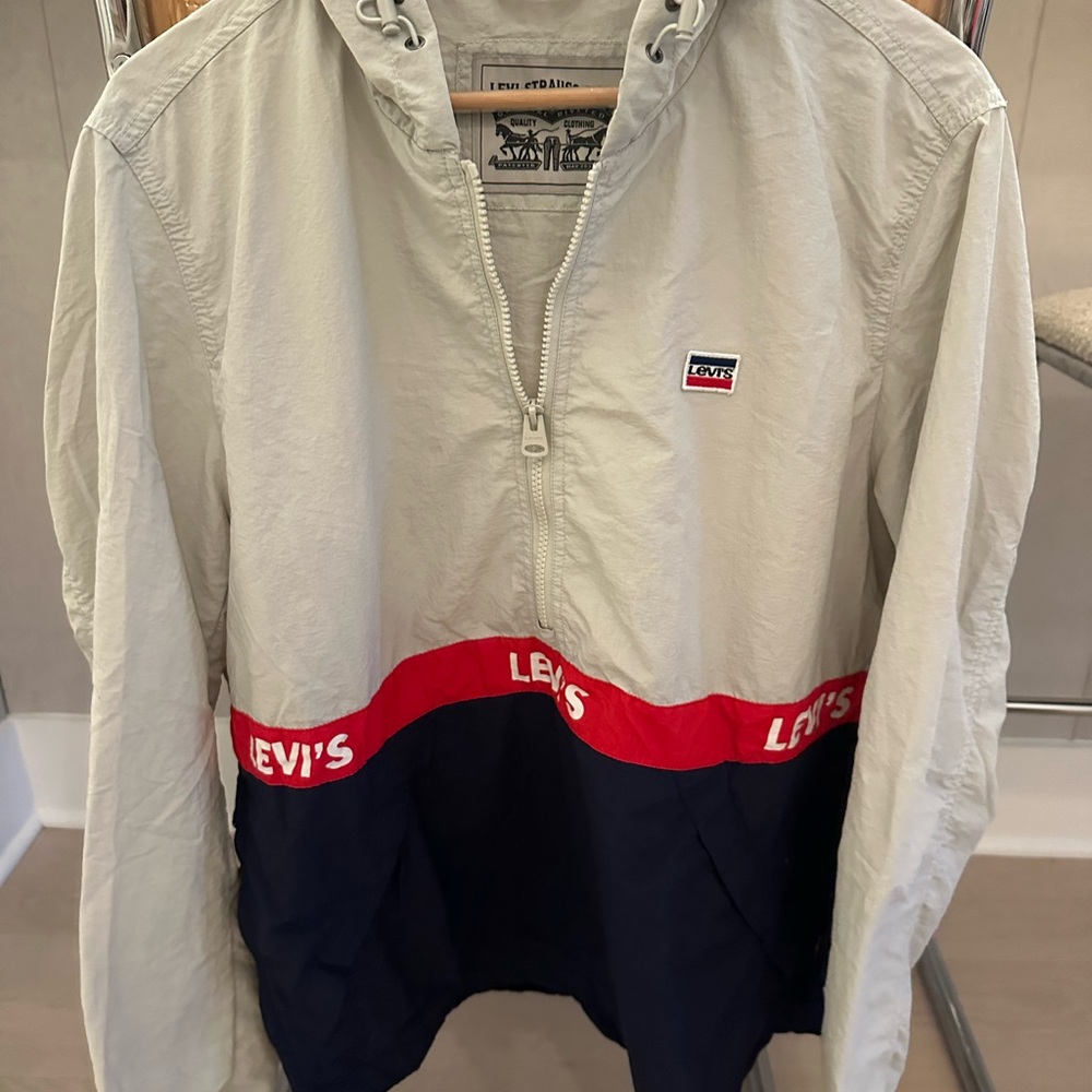 Levi's Light Gray and Dark Blue Jacket